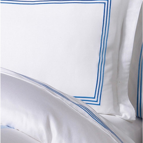 Westport Home line Embroidered 100% cotton King Sheet Set - Picture 3 of 4